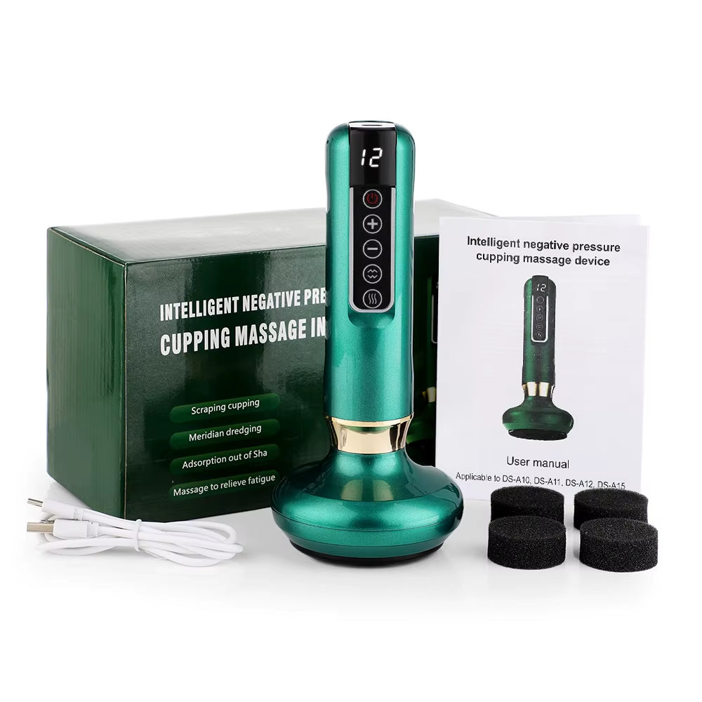 Set de Ventosas de Masaje con Succion Inteligente - Cuidado Personal y Relajacion